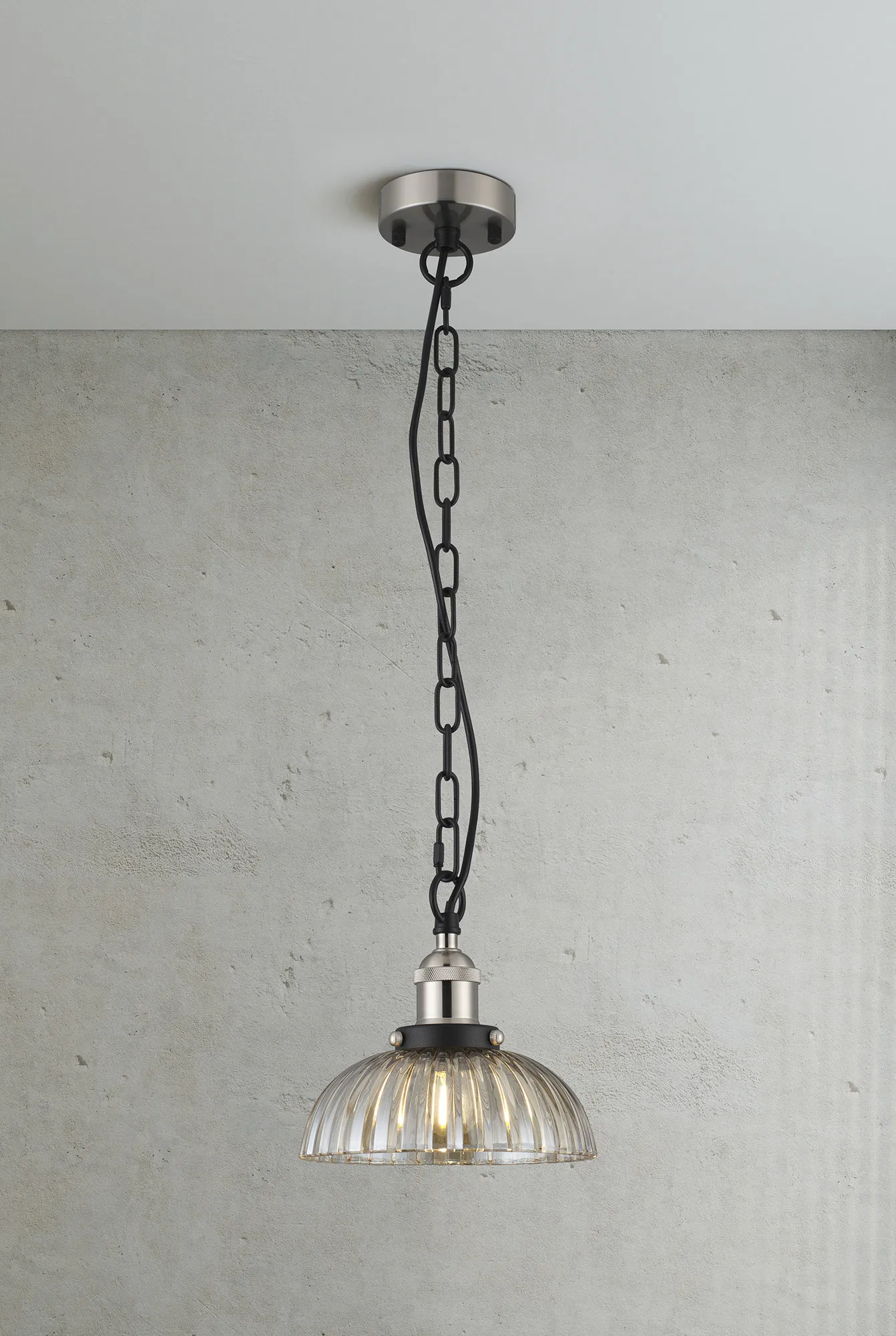Walter-Satin Nickel Ceiling Lights Deco Single Pendant